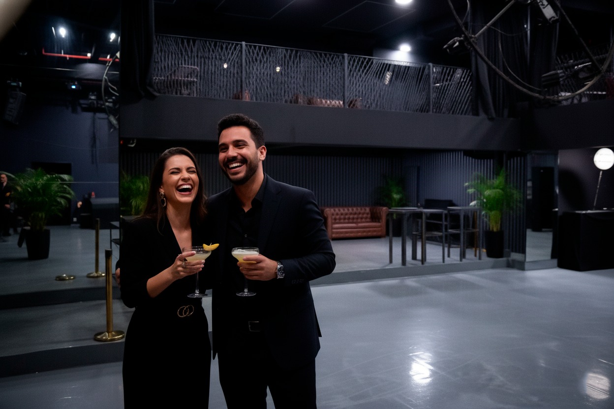 Salão para eventos corporativos — infraestrutura completa